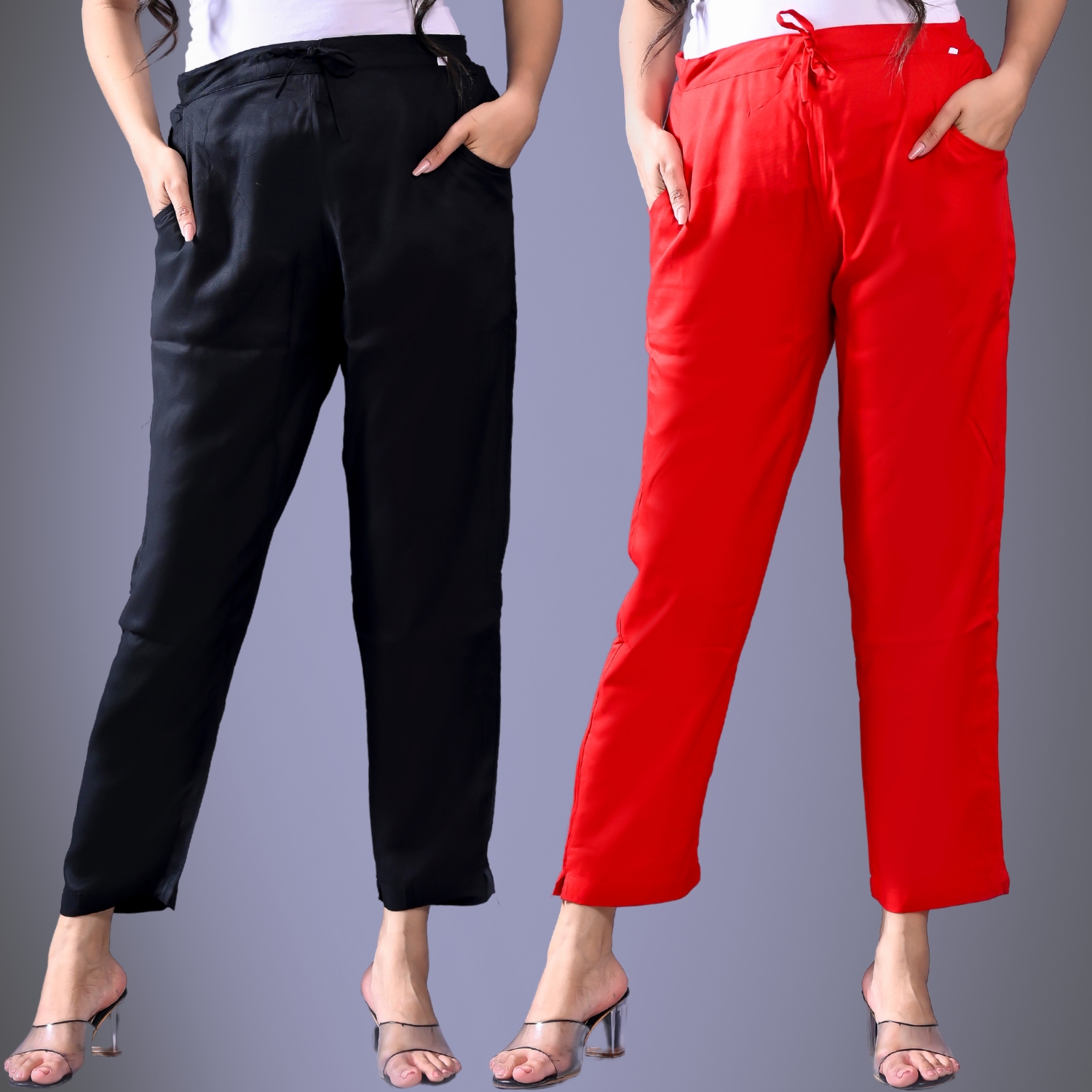 Buy Cliths Women Slim fit Cotton Self design Track pants  Multi Online at  56 off Paytm Mall